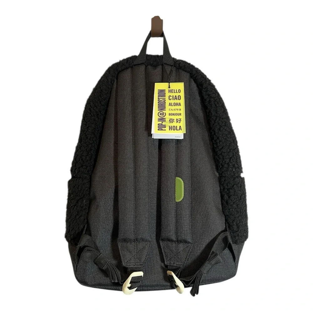 NWT Herschel Black Sherpa Backpack